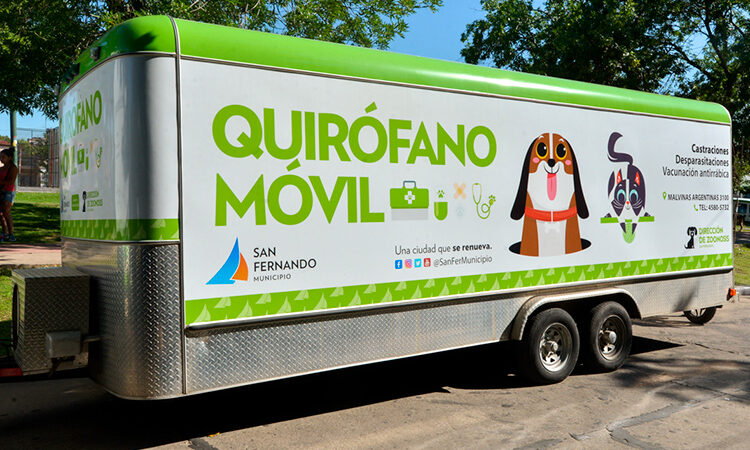 Zoonosis de San Fernando ofrecerá turnos online y volverá a recorrer los barrios con el quirófano móvil