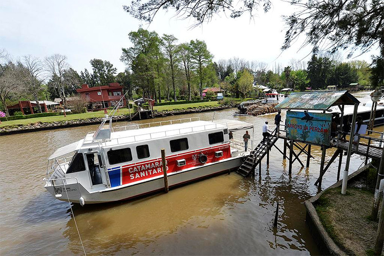 En Febrero, el Catamarán Sanitario municipal brindará atención médica en más puntos del Delta de Tigre
