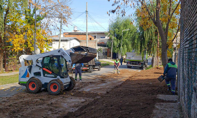 San Fernando realizó un nuevo operativo integral de limpieza y ordenamiento en el barrio Alsina