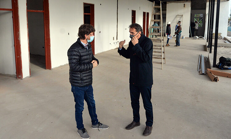 Juan Andreotti y Gabriel Katopodis recorrieron obras que se realizan en San Fernando