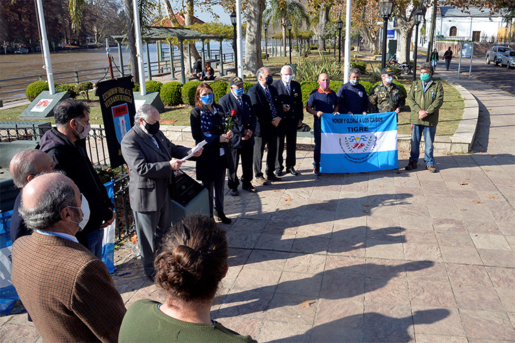 El Municipio de Tigre conmemoró el 39º aniversario del Día de la Máxima Resistencia en Malvinas