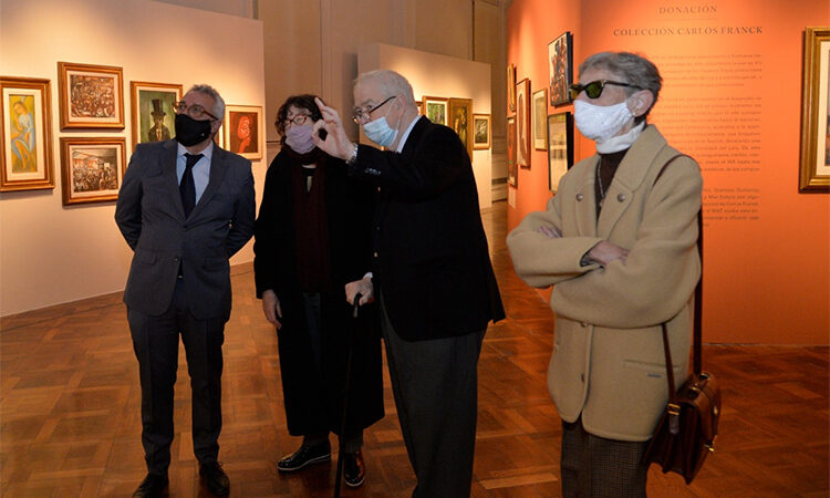 En el Museo de Arte Tigre, Julio Zamora inauguró una muestra con obras donadas por el coleccionista Carlos Franck