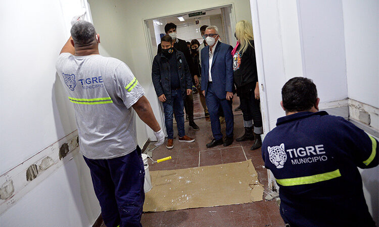 Hospital de General Pacheco: el Municipio de Tigre y la Provincia de Buenos Aires refaccionan las áreas afectadas por el incendio 