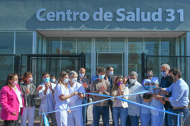 Andreotti inauguró el nuevo Centro de Salud 31 junto a Katopodis, Kreplak y Gollán