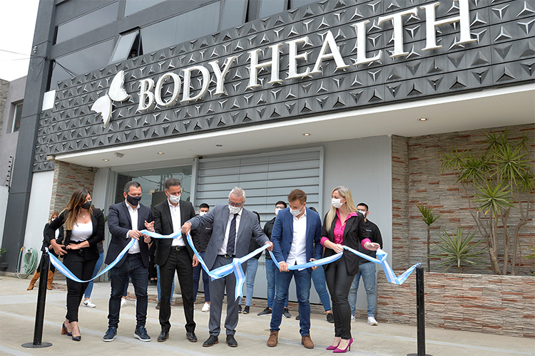 El intendente Julio Zamora acompañó la inauguración de la nueva planta productiva de Body Health en Don Torcuato