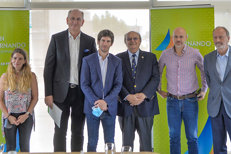 Juan Andreotti firmó importante acuerdo para avanzar con el Parque Industrial de San Fernando