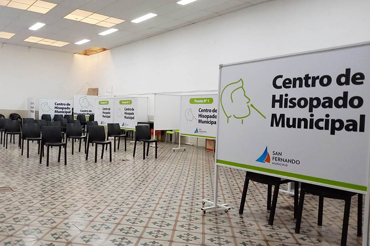 San Fernando sumó un nuevo Centro de Hisopado en ‘Cáritas Aránzazu’