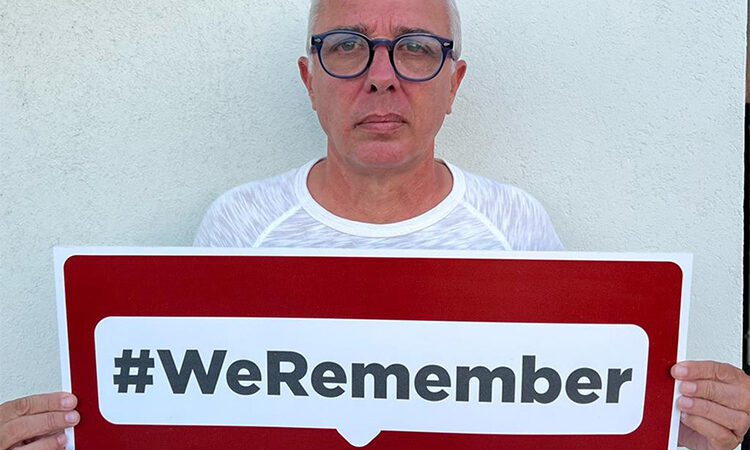 Julio Zamora se sumó a la campaña anual de educación para la memoria del Holocausto #WeRemember