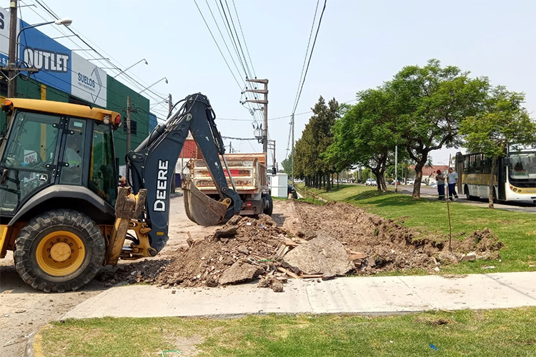 Avanza la construcción de una nueva dársena de estacionamiento en Troncos del Talar