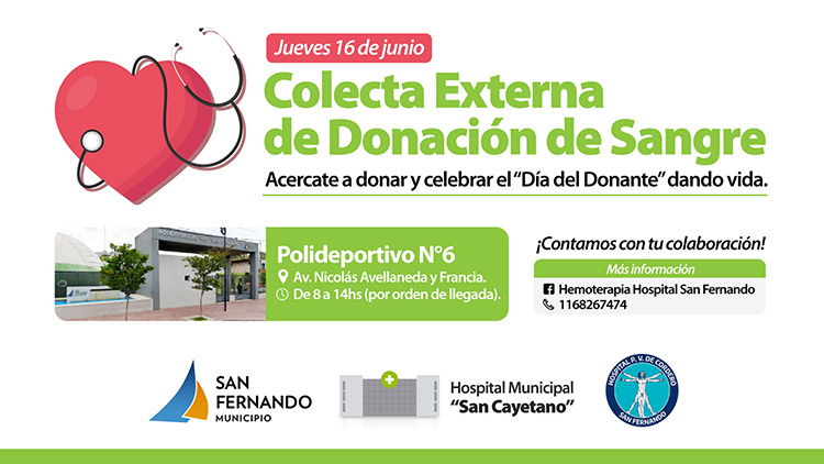 Doná sangre en San Fernando: el jueves se hará una colecta por el Día del Donante