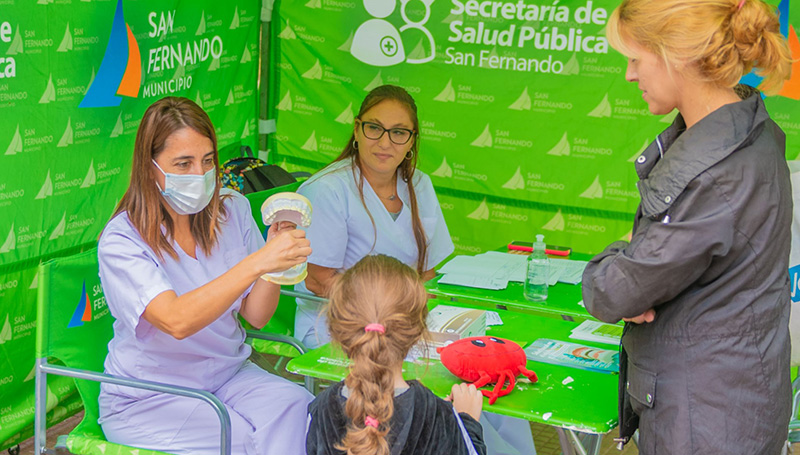 Se realizó en San Fernando una jornada por el “Día de la Salud Bucodental”